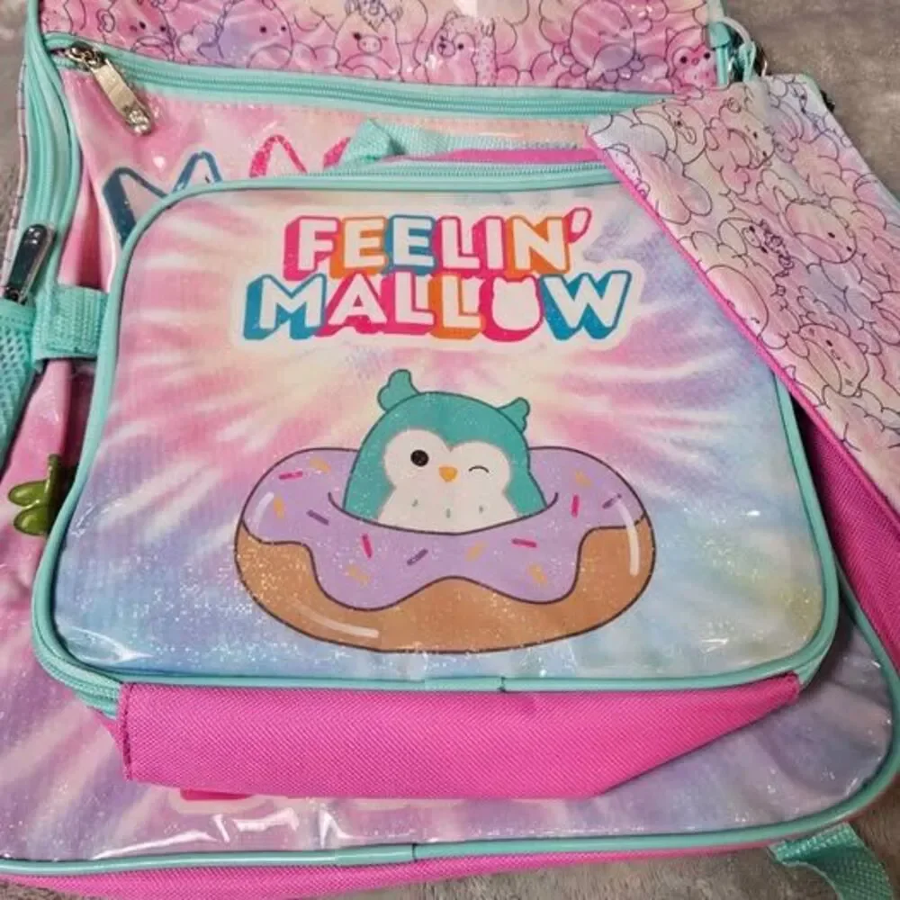 Feelin’ Mallow Kids Backpack + Matching Pouch Pastel Unicorn